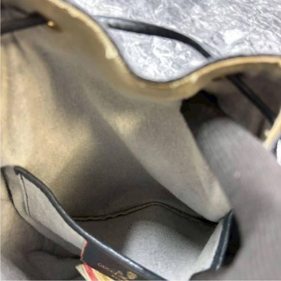 Gucci Black and Gray Women's Bucket Bag - Picture 6 of 11